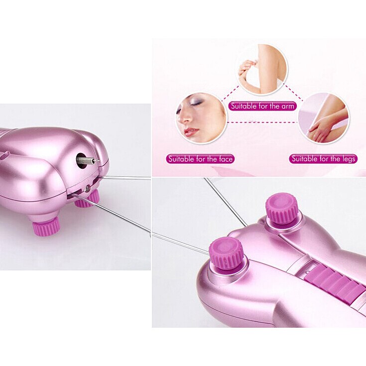 Electronic Eyebrow Threading Epilator Face Body Threader Hair Remover For Remove Unwanted Hair Safely And Quickly