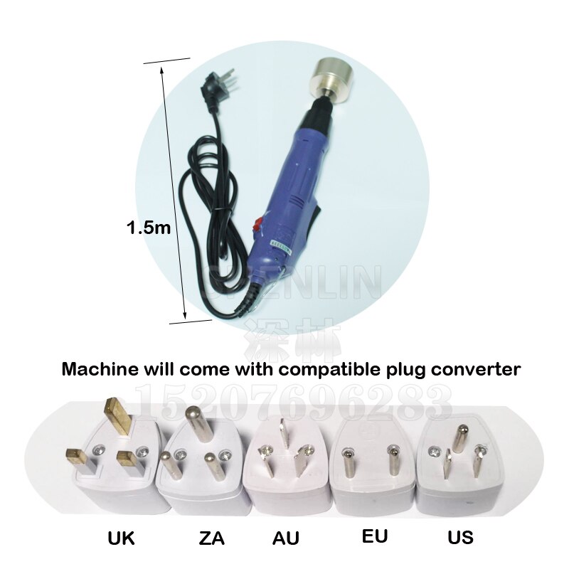 Hand held Electric Bottle Capping Machine DIY Plastic Cap Screw Capper screwdriver Chuck Tool Equipment Spring Packing Machine