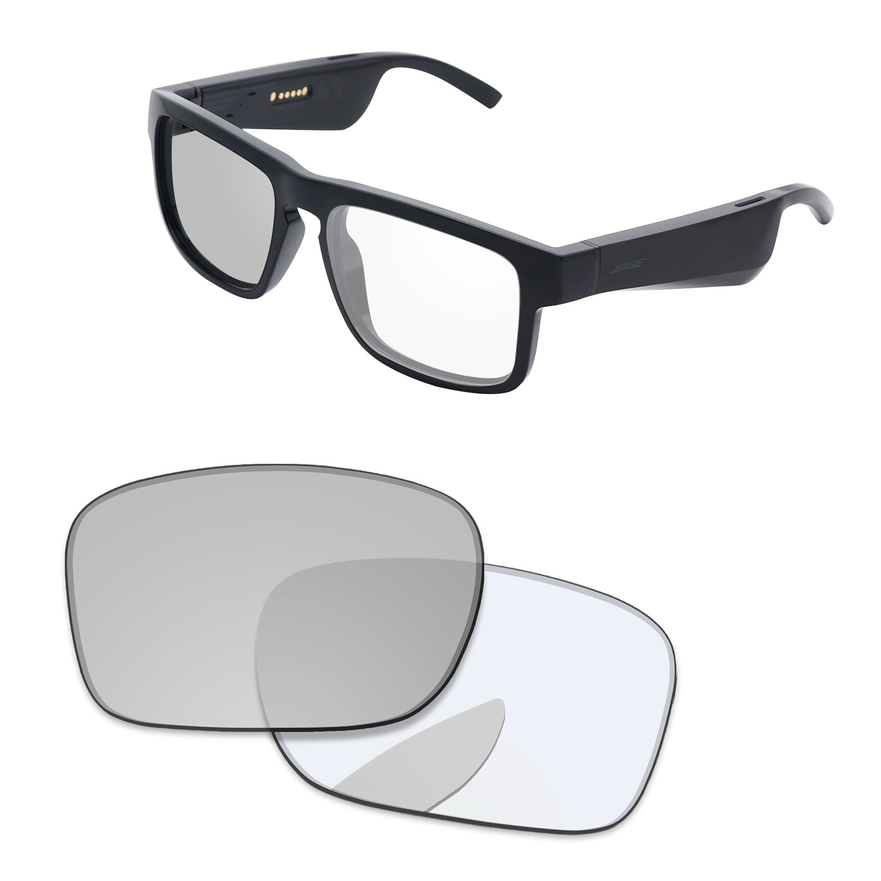 Alphax Ersatz Linsen für Bose Tenor Sonnenbrille Polarisierte-Mehrere Optionen: Eclipse Photochromic