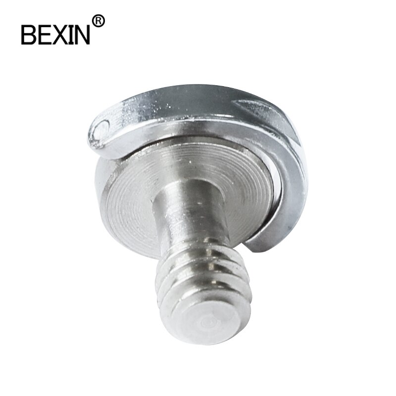 BEXIN LS091 acier inoxydable 1/4 pouces d anneau caméra vis pour caméra trépied tête plaque de dégagement rapide appareil photo reflex numérique 5 pièces