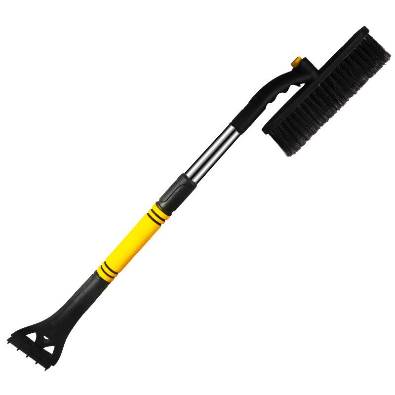 Cepillo de nieve extensible con escurridor y raspador de hielo-empuñadura de espuma-cepillo de nieve para parabrisas automático-herramienta de eliminación sin arañazos
