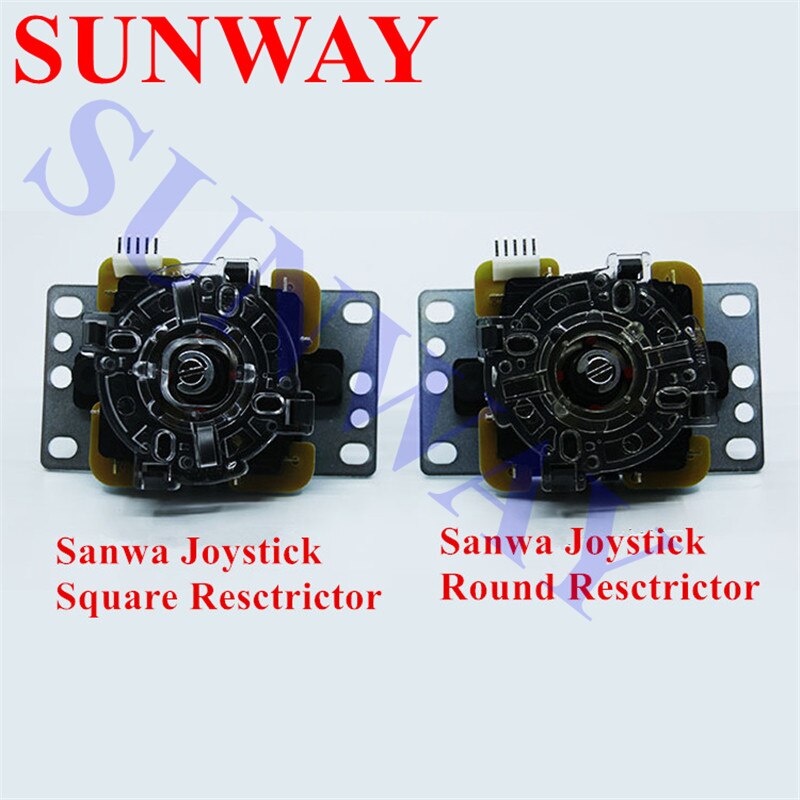 2pcs/Lot Copy Sanwa Square /Circular Round Ring octagonal restrictor joystick base For arcade joystick gate for DIY parts