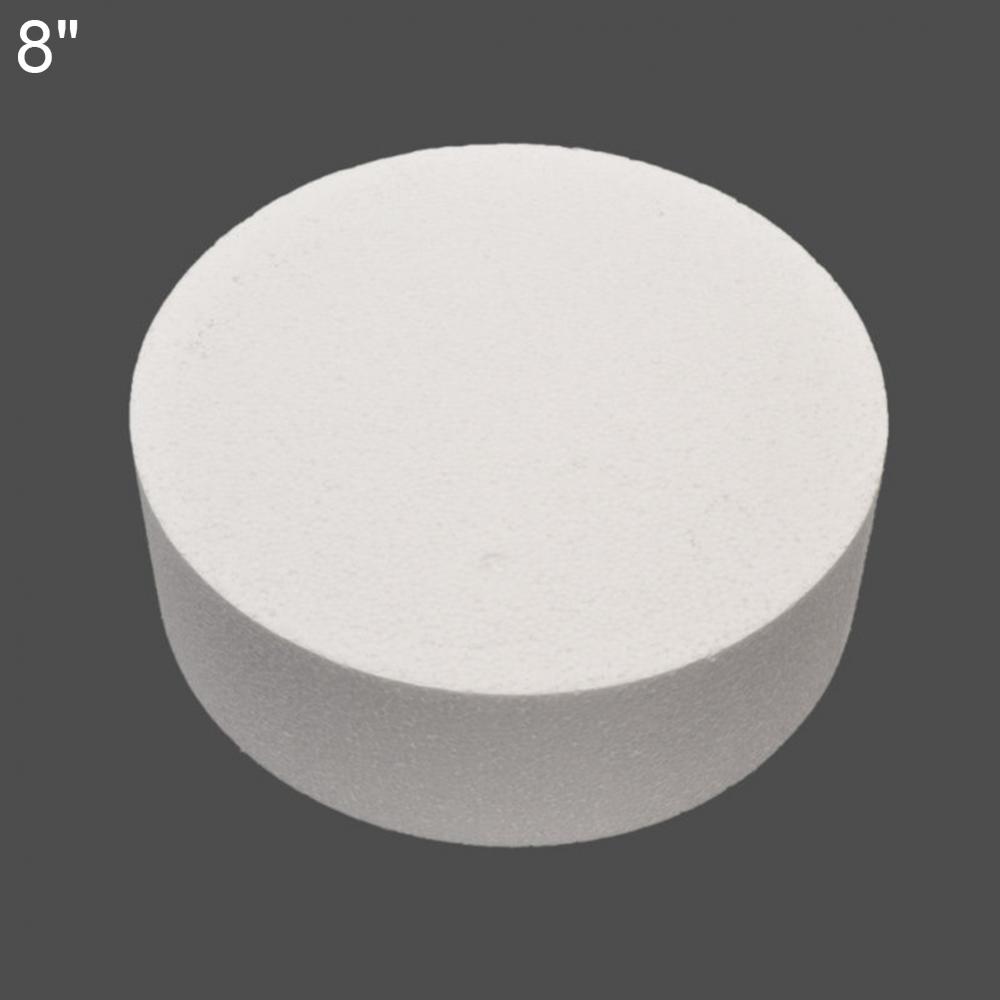 4/6/8 tommer fest diy kage skumform sugarcraft dummy patrice model polystyren styrofoam form rund køkkentilbehør: Diameter 20cm