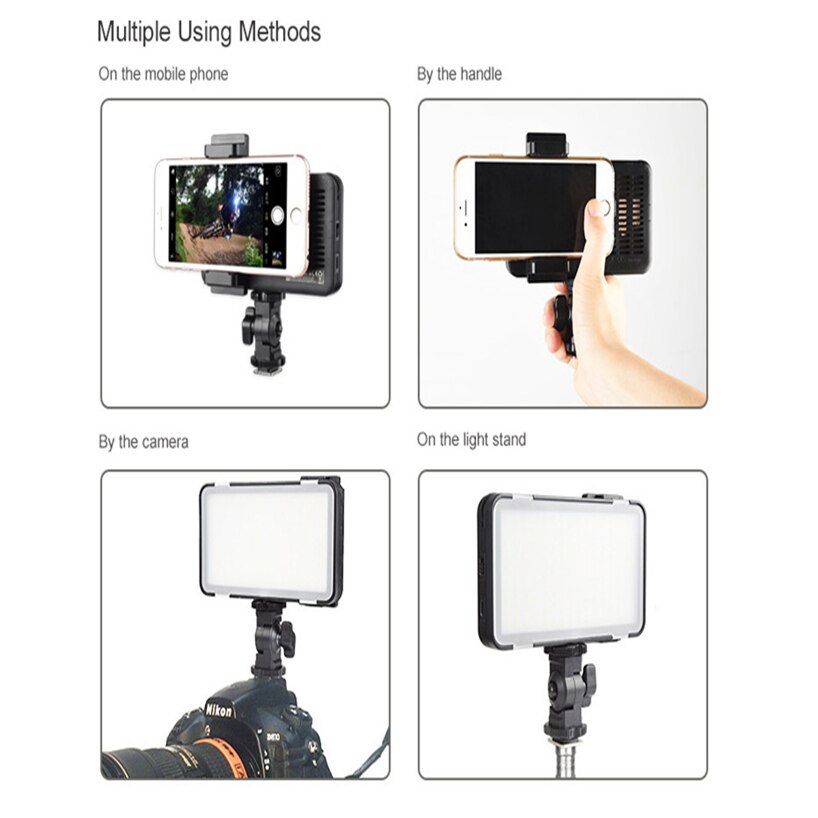 GODOX M150 LED Light 5600K White Color Led panel Selfie light Lamp for Iphone Smart Phone Video Camera maquiagem