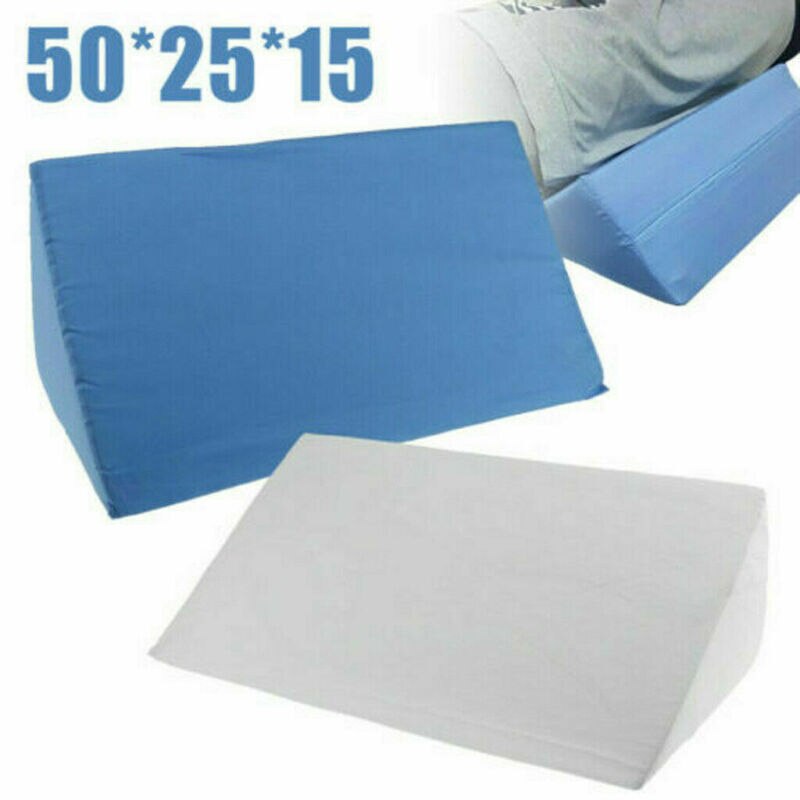Triangle Bedding Wedge Pillow Sponge Cushion Multifunctional Neck Back Body Support Cushion Pad Home Hospital 2 Colors