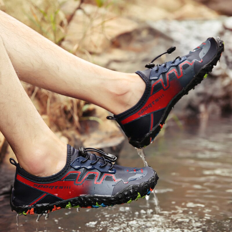 Sports Couple Five Fingers Swimming Shoes Outdoor Wading Beach Shoes Diving Shoes Indoor Exercise Fitness Swimming Shoes