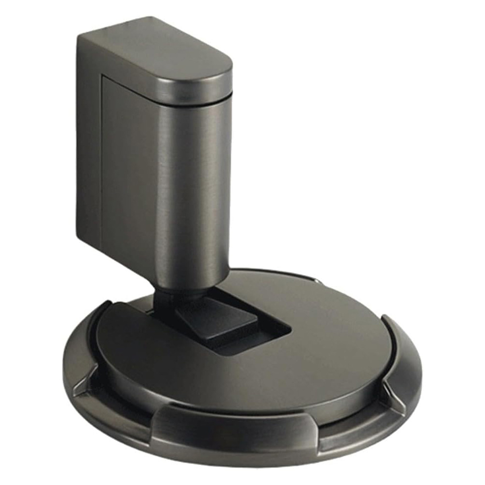 Heavy Duty Magnetic Door Stopper Zinc Alloy Mechanical Doorstop Adjustable Door Holder Non-punch Sticker Furniture Door Hardware: Lavender