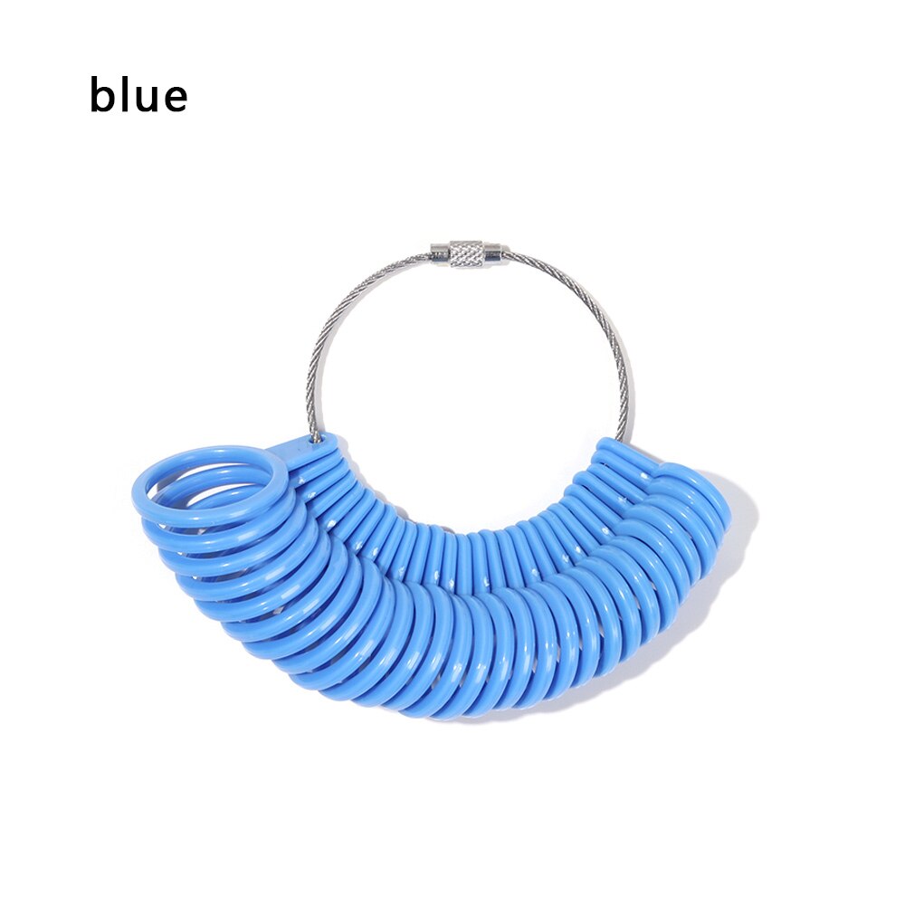 1/5/10/12 Pcs Invisible Transparent Spirale Ring Größe Teller Shell Harte Schutz Spanner Minderer Größenänderung Werkzeuge Schmuck teile: 1pcs-blue