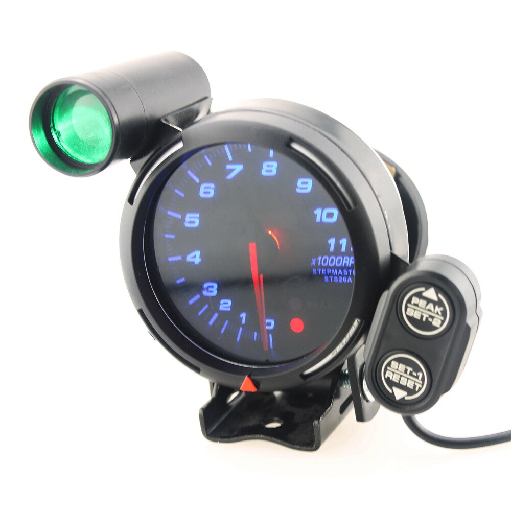 3.75 Inch 88mm Tachometer Blu-ray 12V Car Modified Meter 0-11000 Rpm Gauge