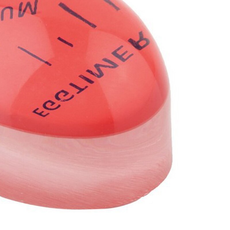 3pcs Egg Perfect Color Changing Timer Yummy Soft Hard Boiled Eggs Cooking Kitchen Eco-Friendly Resin Egg Timer Red timer tools