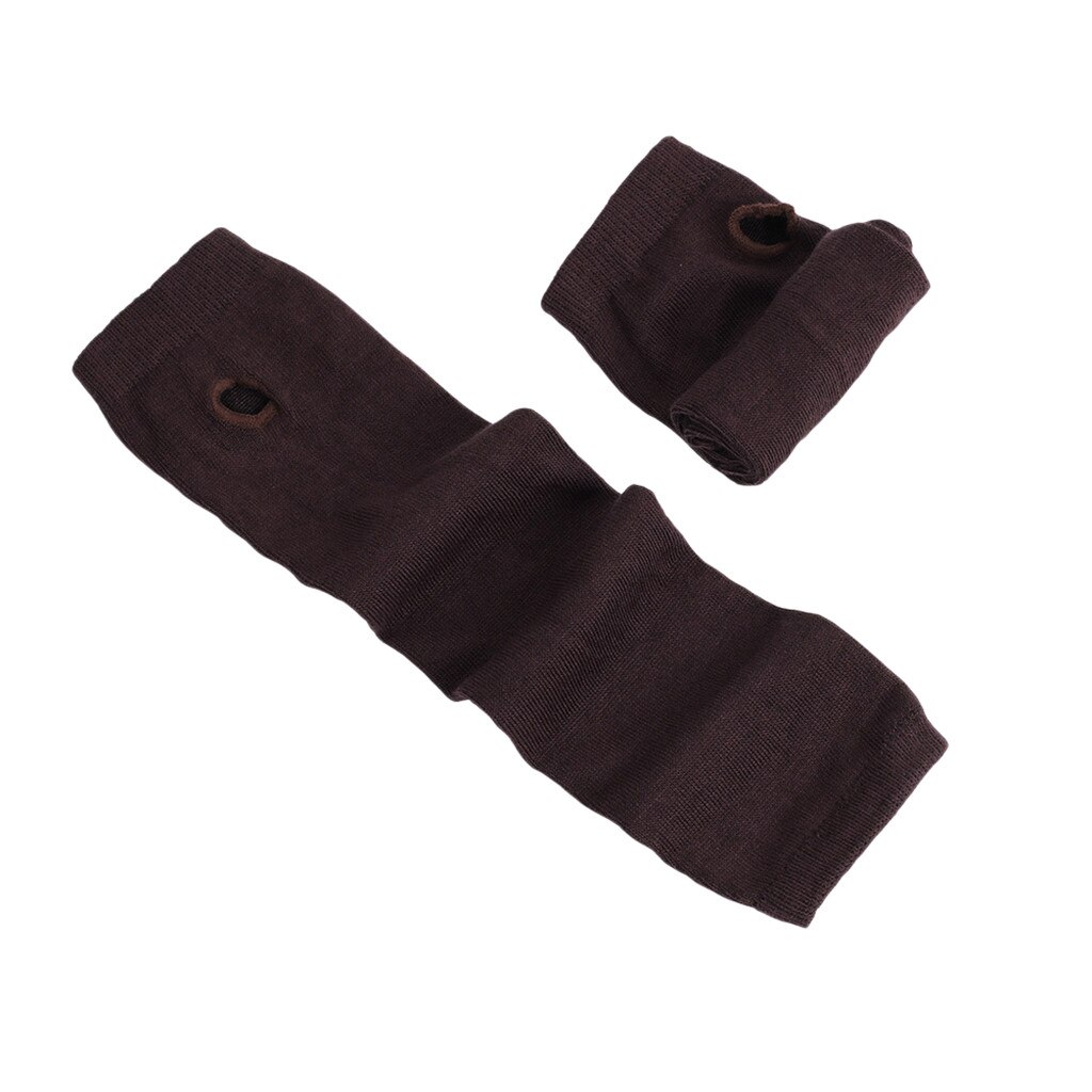 Unisex Wrist Arm Hand Knitted Long Fingerless Gloves Mitten handschuhe winter mitaine femme перчатки женские#K40