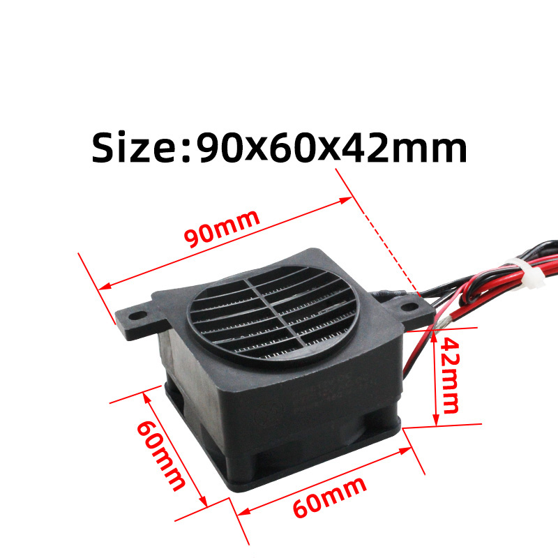 12V 24V 220V Kachel Met Ventilator 100 ~ 400W Thermostatische Ei Incubator Heater PTC ventilatorkachel Verwarmingselement Elektrische Kachel