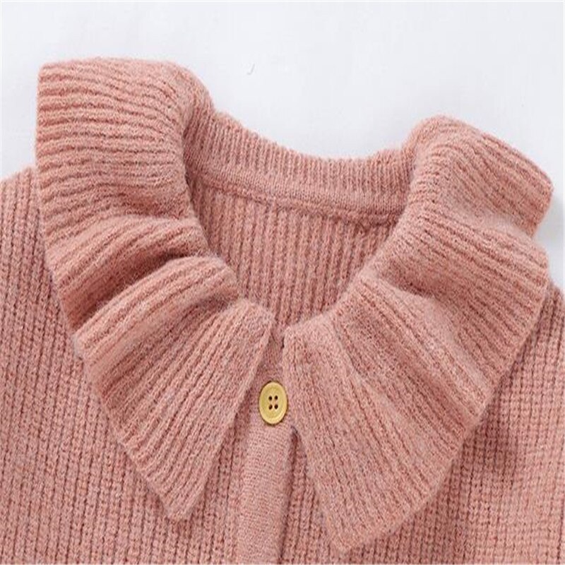 Children Autumn Cotton Knitted Cardigan Sweater Baby Children Clothing Girls Sweaters Kids Wear Winter Cardigan 120-160