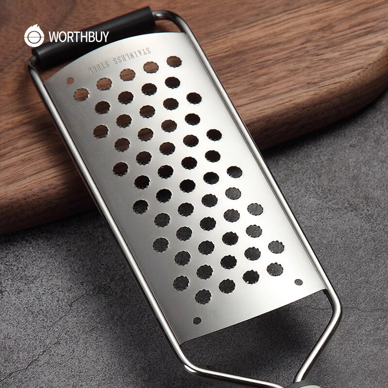 WORTHBUY Manual Garlic Grater 304 Stainless Steel Garlic Press With Plastic Handle Ginger Press Garlic Chopper Kitchen Gadgets