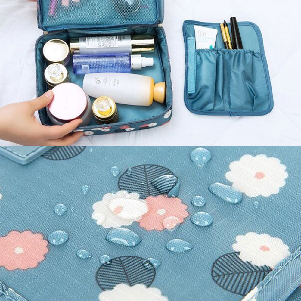 Artículos de tocador para mujer, higiene Personal, bolsa de cosméticos portátil impermeable, bolsas organizadoras de viaje al aire libre, almacenamiento para niñas, estuches de maquillaje de belleza