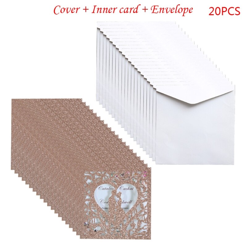 Ideen mit Herz Wenskaartenset, 10 gekleurde kaarten & 10 witte enveloppen, elegante linnen look, kleurrijk, ideaal voor liefde, felicitaties voor verjaardag, bruiloft, enz. (crème/bruin, 16 x 16 cm