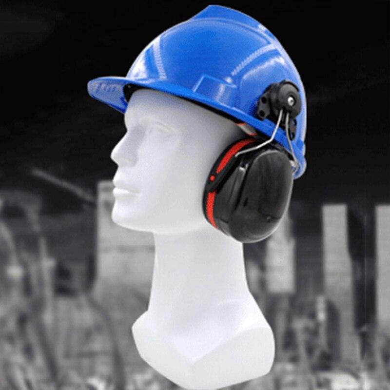 Anti-geluid oorkappen voor op de helm, gehoorbescherming voor gebruik in de helm, kap in de fabriek, veiligheid bij bouwwerkzaamheden, gehoorbescherming