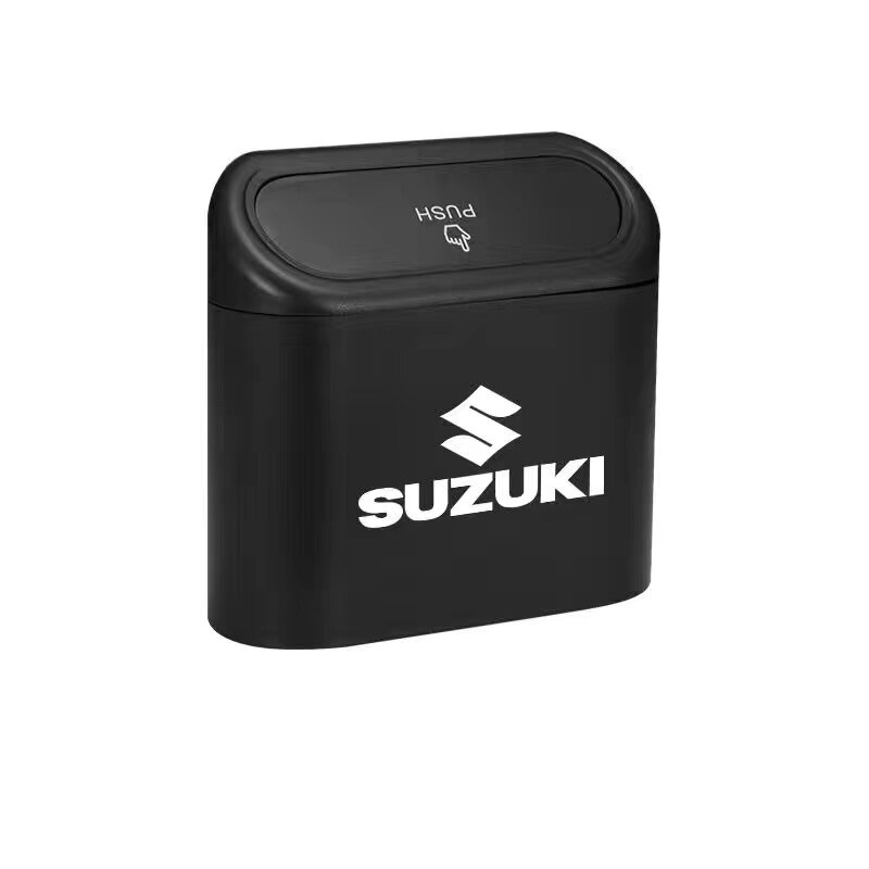 KAERGK Armsteun box voor Suzuki Jimny 2007-2018 middenconsole, accessoires, leer, armleuning, dubbellaagse opbergruimte met bekerhouder, zwart (rode lijn