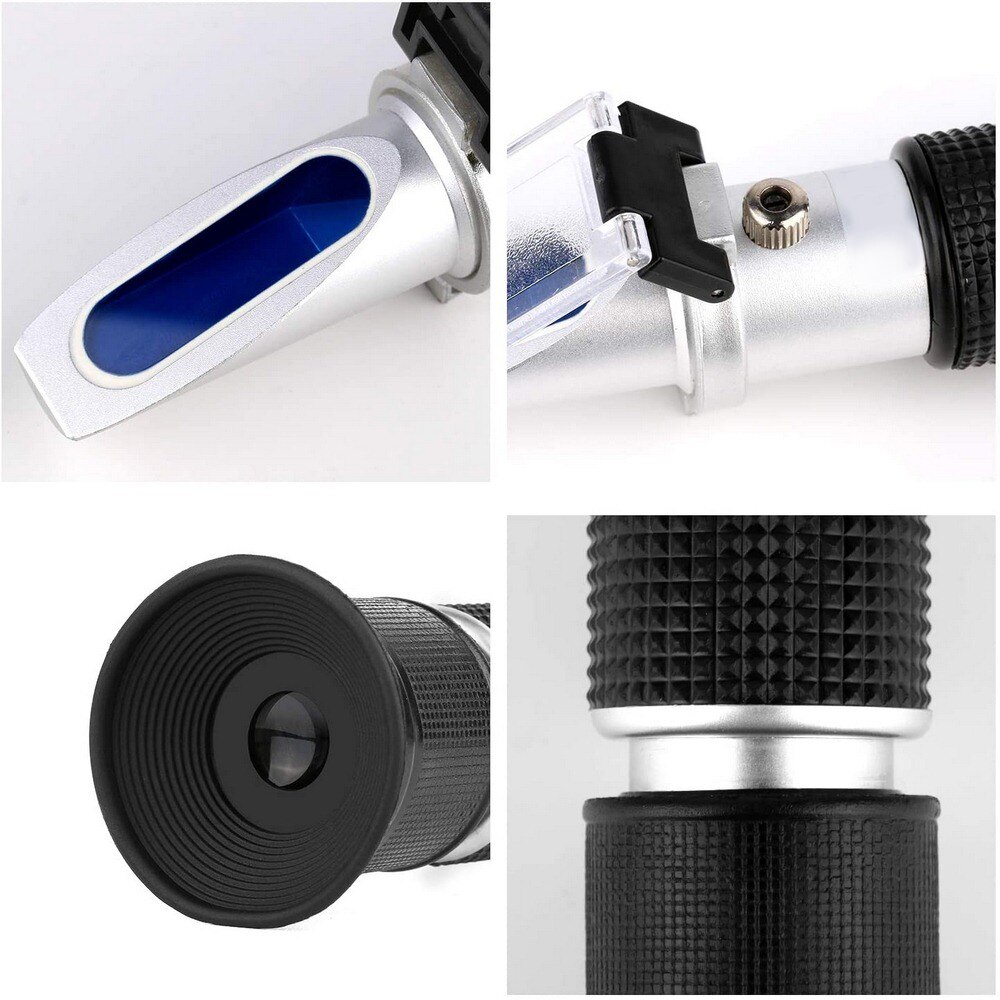 Medidor de salinidad portátil, refractómetro de del agua, calibre ATC, medidor Digital de salinidad de agua para piscinas, Acuario y Mar