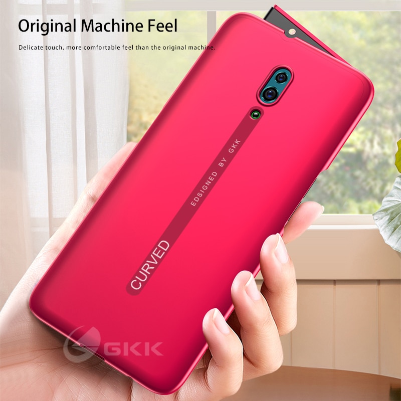 GKK Slim Original Case For OPPO Reno 2 ace Case 2 in 1 Full Protection Anti-knock Back Matte PC Cover for OPPO Reno 2 ace Coque