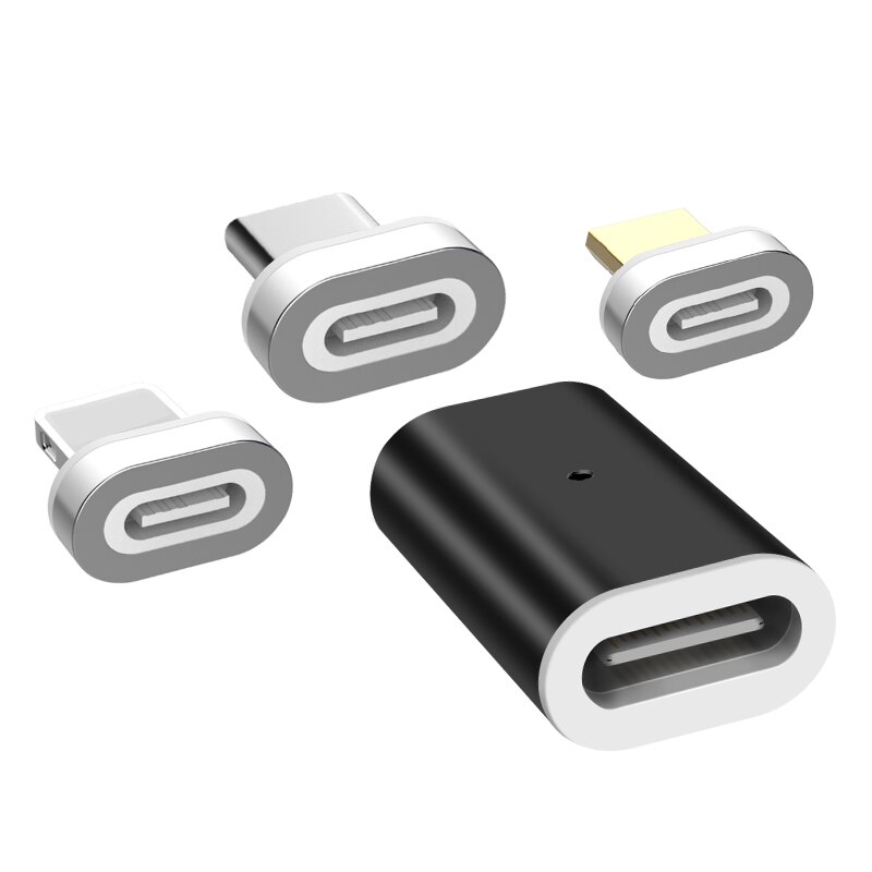 Magnetic Adapter TYPE-C To iPhone& Micro& Type C USB Plug for IPhone xs mas 8plus Sumsung Xiaomi Magnetic Charger Converter