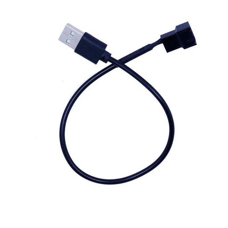 3 stift  or 4 stift fläkt till usb adapter kablar 4 stift dator pc fläkt strömkabel kontakt adapter 5v 30cm anslut: Default Title