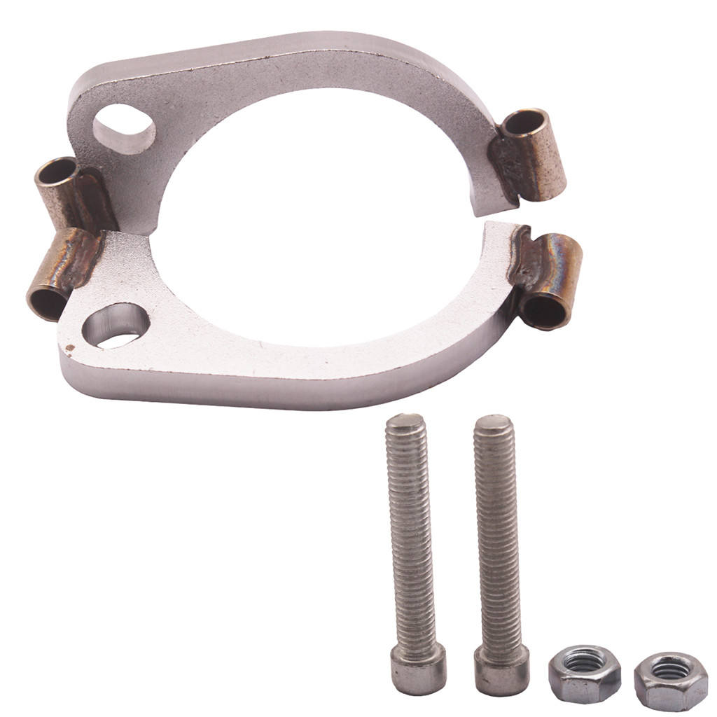 3" inch Mild Steel Exhaust Split Flange Flat Oval Replacement for Car Auto