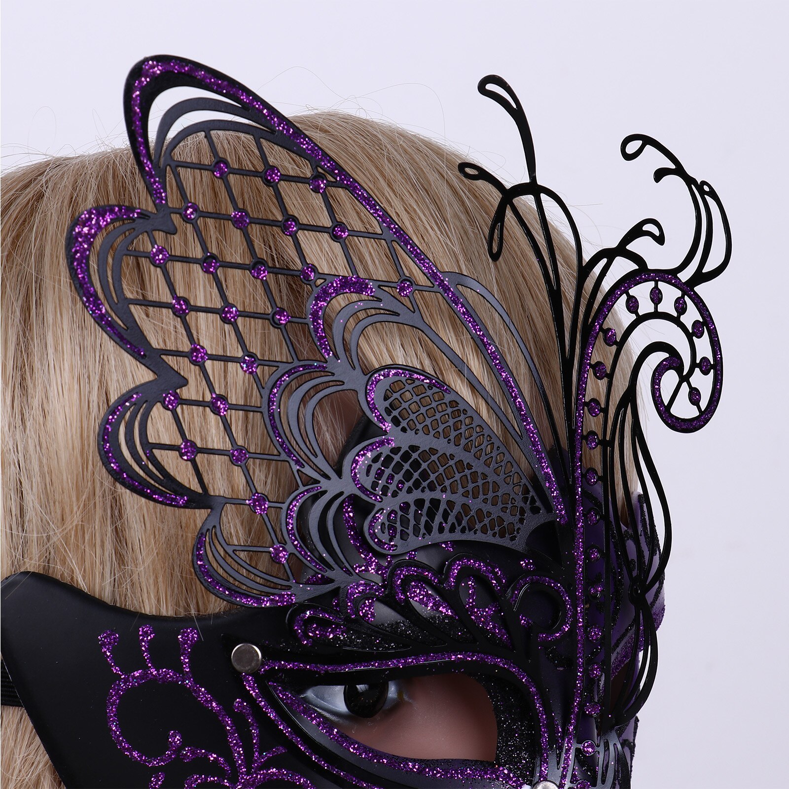 1 Sexy Kant Vlinder Oogmasker Adult Masquerade Dance Gezichtsmasker Venetiaans Carnaval Cosplay Party Gezicht Cover Decoratie Masque