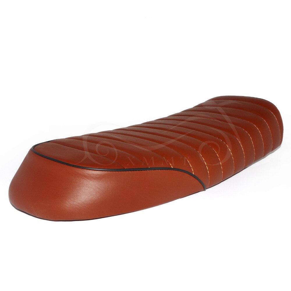 Bruine Vintage Cafe Racer Platte Seat Voor Honda Cg Cb Cl CB200 CB350 CL350 CB400 CB500 CB550 CB750 Motorfiets Zadel retro Seat