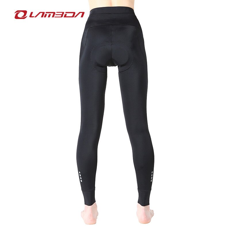 Lambda Summer Cycling Trousers Slim Cropped Pants Black Bicycle Cycling Pants Dynamic Cycling Pants Women's