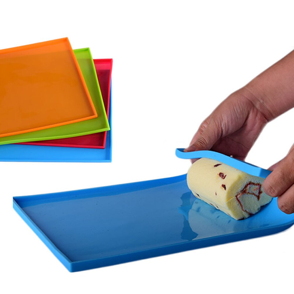 Nonstick Multi-function Baking Pastry Tool Swiss Roll Cake Mat Flexible Baking Tray Jelly Roll Pan Silicone Mold Bakeware