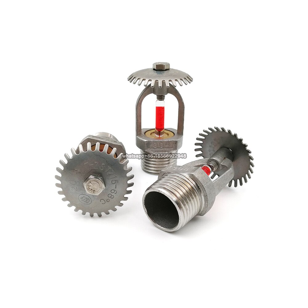 Sprinkler Fire Fighting Brass Fire Sprinkler 68 Degree Fire Sprinkler Head for Automatic Fire Sprinkler System Fire Protection