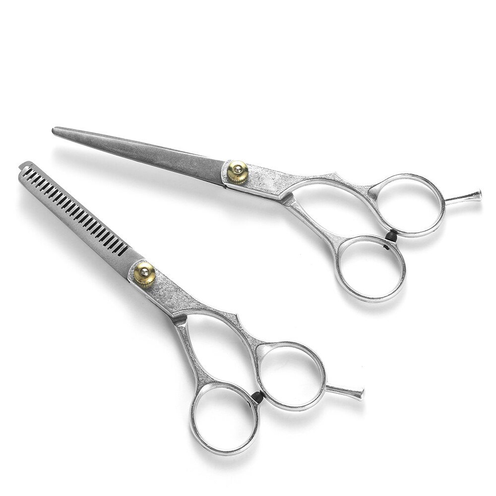 1/2pc Salon Barber Hair Cutting Thinning Scissors Shears Hairdressing Set Styling Tool Hair Salon Hairdressing