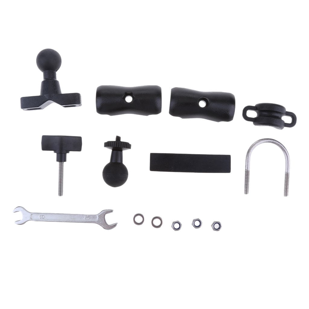 Motorcycle Motor Bike Bicycle Handlebar U Bolt For Camara 1/4" Mounting