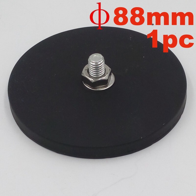 Faro Led redondo de 6 pulgadas para coche 60W 4D luz Led para 4x4 todoterreno ATV camión remolque RV imán faros de conducción Led foco portátil: 1pc Magnet