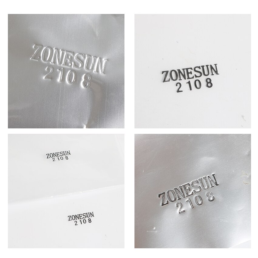 ZONESUN ZY-RM5 Coding Machine Color Ribbon Printing Machine Heat Ribbon Printer Film Bag Date Printer 220V/50Hz