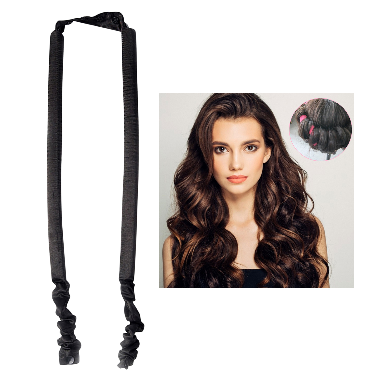 Bigoudi pour cheveux ondulés, rouleaux flexibles, sans chaleur, en spirale, fleur de poire, accessoires de modelage