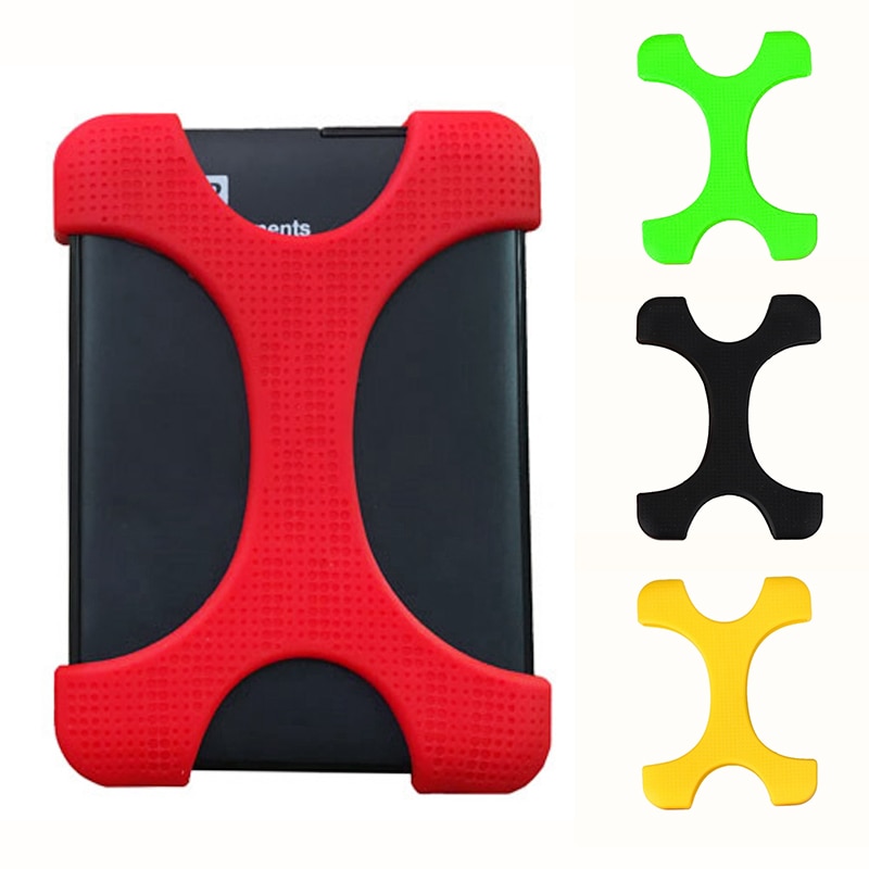 2.5 Inch Shockproof Hard Drive Disk HDD Silicone Case Cover Protector For Mobile Hard Disk External Hard Drive Smart Accessories