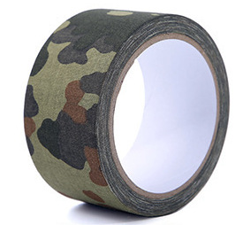 Ruban de camouflage auto-adhésif CamSolomon, bande ronde, bandage pour le camping en plein air, la chasse, furtif, 1,96 po x 5,5 verges, 5m: Bleu