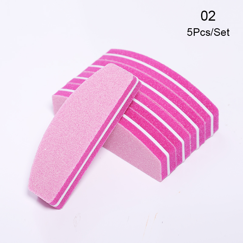 100 Stks/partij Double Side Mini Wegwerp Nail Buffer Bestanden Schuurblok Grit Professionele Pedicure Nagel Gereedschappen Nagelvijl: 3