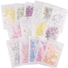 1 lot 10g Colorful Mix Shell Star Heart Moon Sequins Pieces Modeling UV Resin Epoxy Mold DIY Jewelry Filling For DIY Jewelry