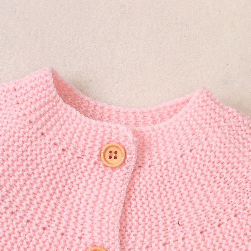0-18m nyfödda barn bebis pojke flicka kläder vinter varm stickad kofta tröja långärmad stickat casual spädbarnsoutfit