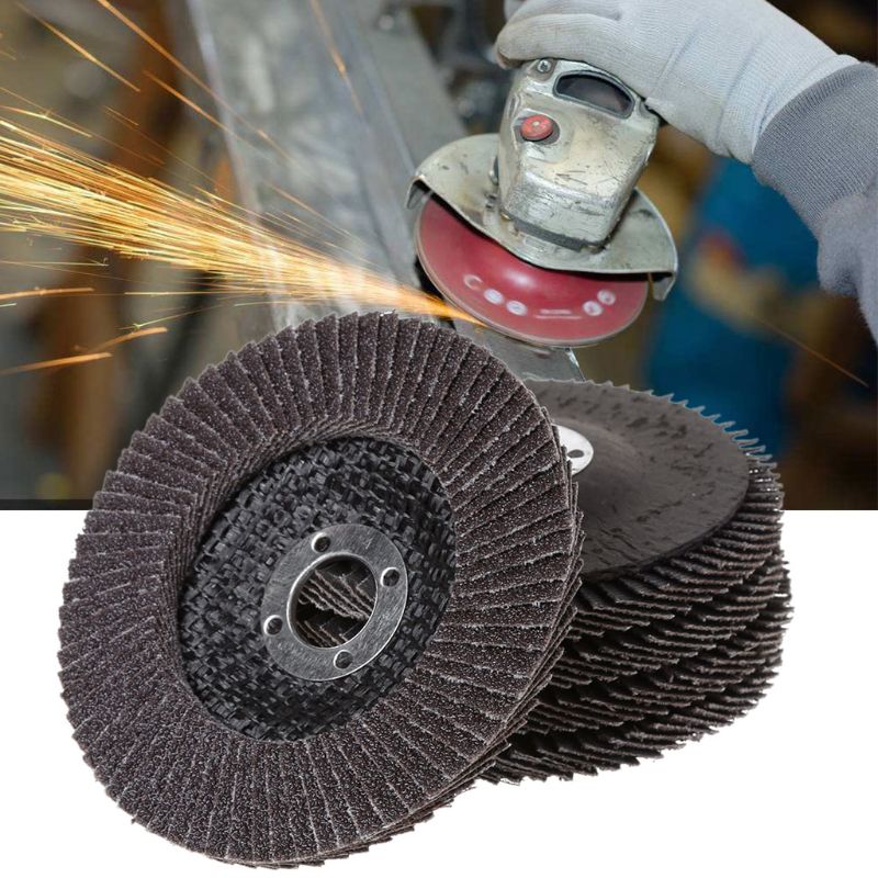 Grinding Wheels Flap Discs 100mm 4\" Angle Grinder Sanding Disc Metal Plastic Wood Abrasive Tool