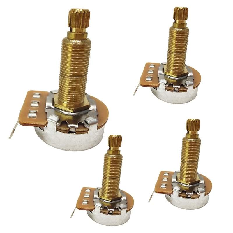 Potentiometer Splined Small Pot Electric Guitar Bass Effect Amp Tone Volume 28Mm