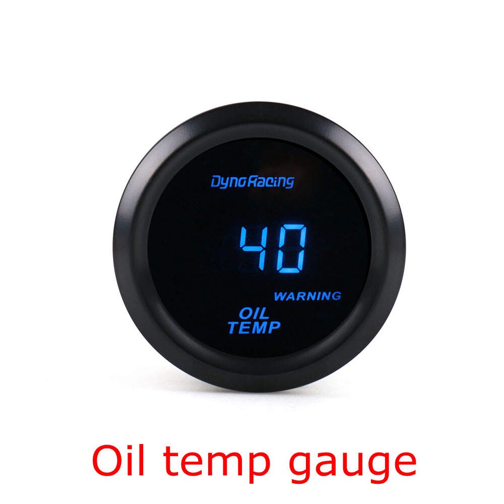 Dynoracing 2&quot; 52mm Car Digital Turbo Boost Gauge PSI BAR Water Temp Oil Temp Oil Pressure Gauge Voltmeter Tachometer Rpm gauge: Oil temp gauge