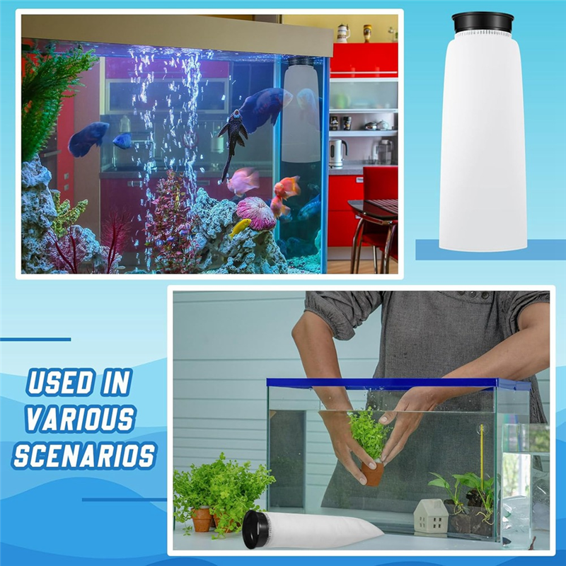 8 peças meias de filtro aquário se encaixa modelos de aquário de caixa de água para lagoas de aquário de água salgada