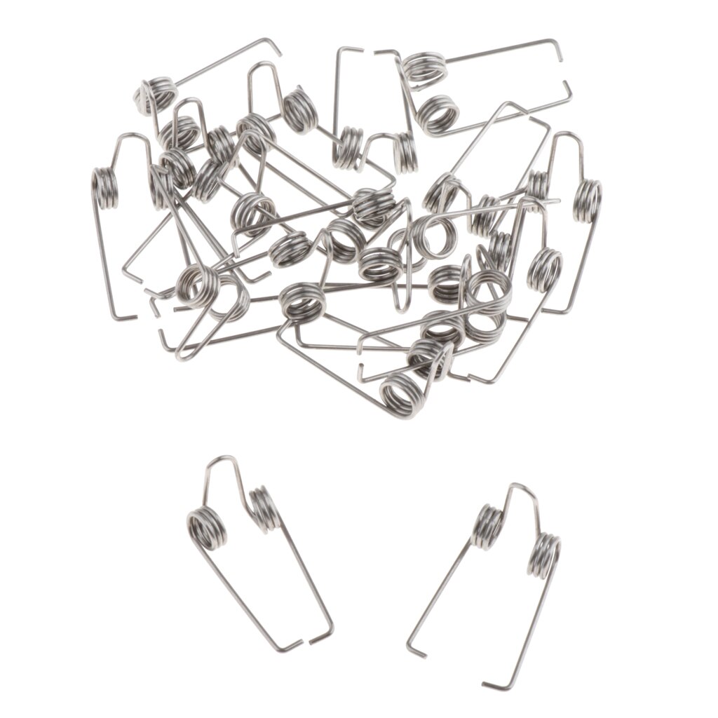 20 Stks/pak Staal Trombone Water Sleutel Spit Klep Lente Zilver Voor Trombone Onderdelen Accessoires