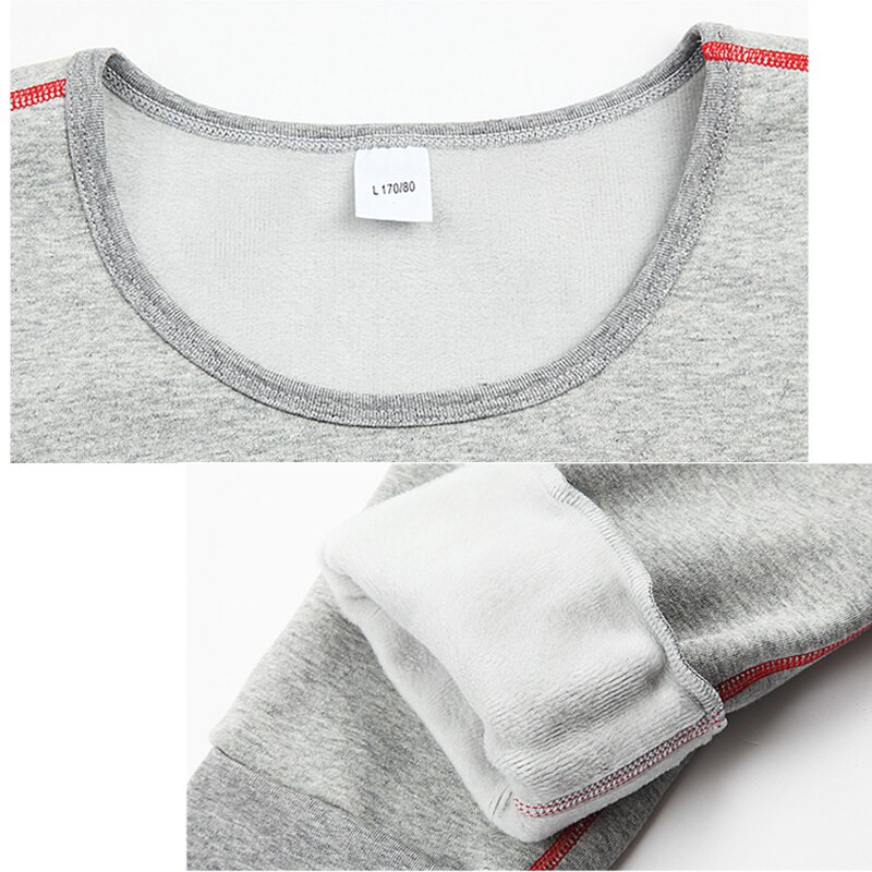 Conjunto de ropa interior térmica de invierno para hombre, Calzoncillos largos de algodón, ropa interior gruesa de terciopelo, ropa térmica de M-XXL
