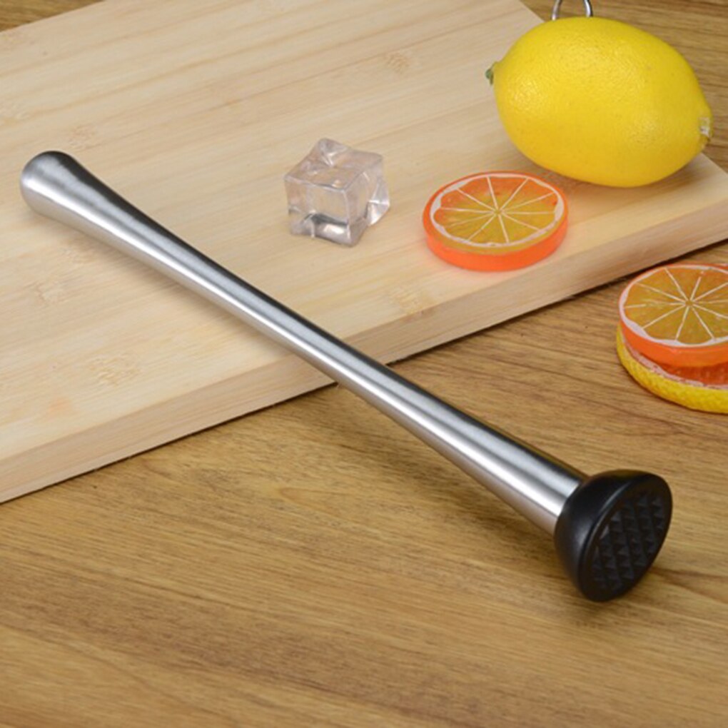 Muddler de cóctel de acero inoxidable, mezclador de Bar, utensilios de Bar, accesorios para cóctel, DIY, Muddler de jugo de fruta, barra de hielo triturado