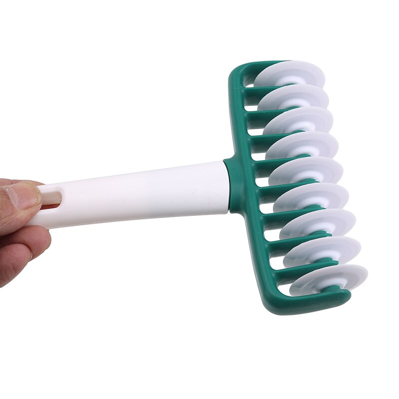 Noodles Cutter Kitchen Tool Multi Function Roller Dockers Dough Cutter Plastic Noodle Knife Pasta Instant Noodles Maker: Flat cut